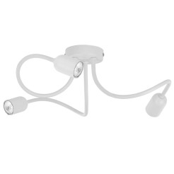 GRACJAN WHITE LAMPA SUFITOWA 3 PŁ GU 10 3430