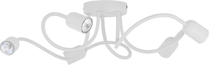 GRACJAN WHITE LAMPA SUFITOWA 5 PŁ GU 10 3431