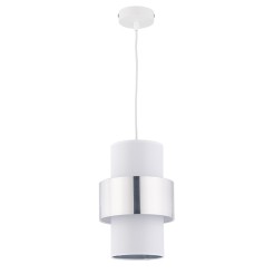 CALISTO LAMPA WISZĄCA 1 PŁ SILVER 849