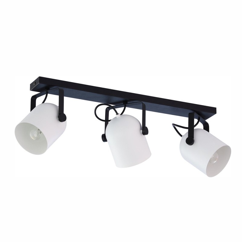 SPECTRA BLACK/WHITE LAMPA SUFITOWA 3 PŁ  3490