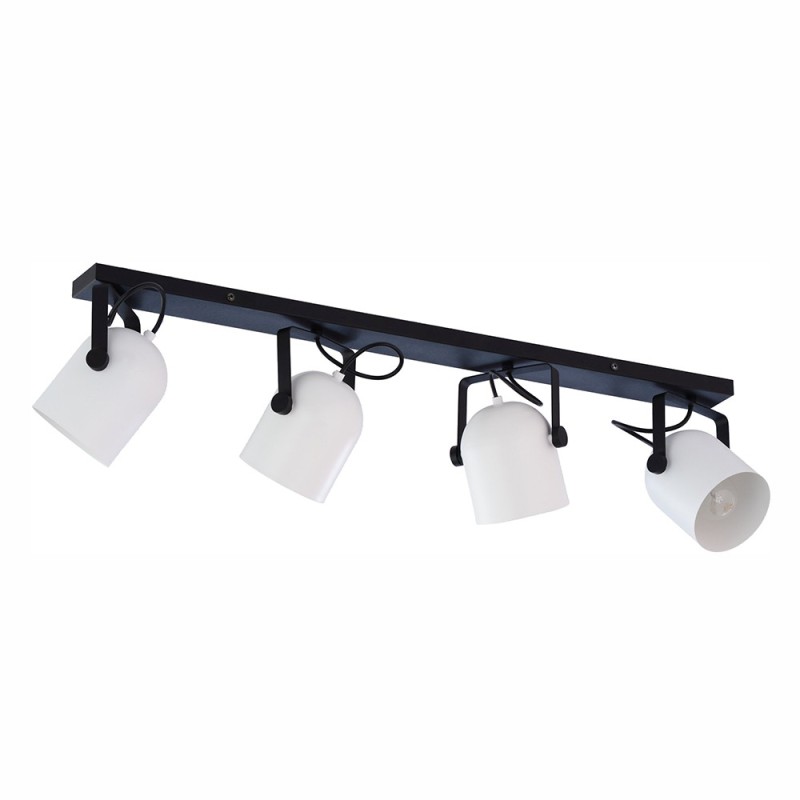 SPECTRA BLACK/WHITE LAMPA SUFITOWA 4 PŁ LISTWA 3492