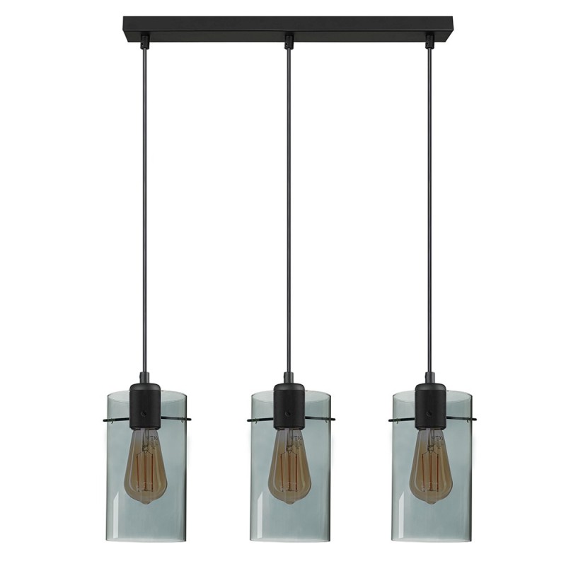 FIRENZE NEW GRAPHITE LAMPA WISZĄCA 3 PŁ LISTWA 636