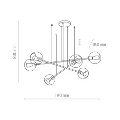 LIBRA LAMPA WISZĄCA 6 PŁ 3340