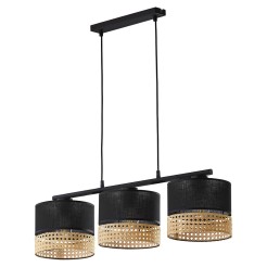 PAGLIA BLACK LAMPA WISZĄCA 3 PŁ 6456