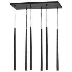 PIANO BLACK LAMPA WISZĄCA 6 PŁ 6412