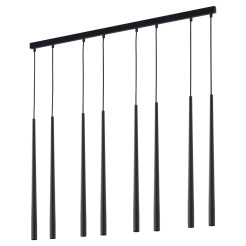 PIANO BLACK LAMPA WISZĄCA 8 PŁ 6415