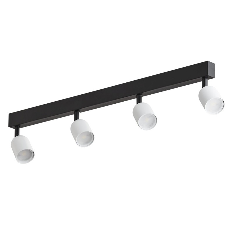 TOP BLACK/WHITE LAMPA SUFITOWA 4 PŁ  6268