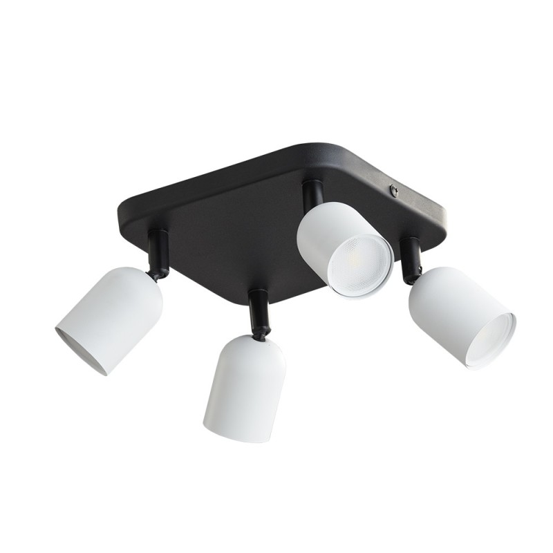 TOP BLACK/WHITE LAMPA SUFITOWA 4 PŁ 6269