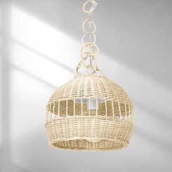 Lampa wisząca VIMINI WHITE 1xE27 MLP7995