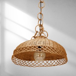 Lampa wisząca VIMINI NATURAL WOOD 1xE27 MLP7996