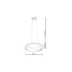 LAMPA WISZĄCA RONDO BIANCO 36W LED ML319