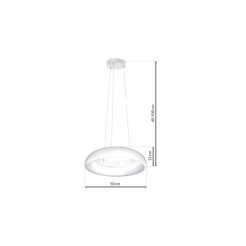 LAMPA WISZĄCA RONDO BIANCO 12W LED ML351