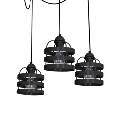 Lampa wisząca LARS BLACK 5xE27 MLP802