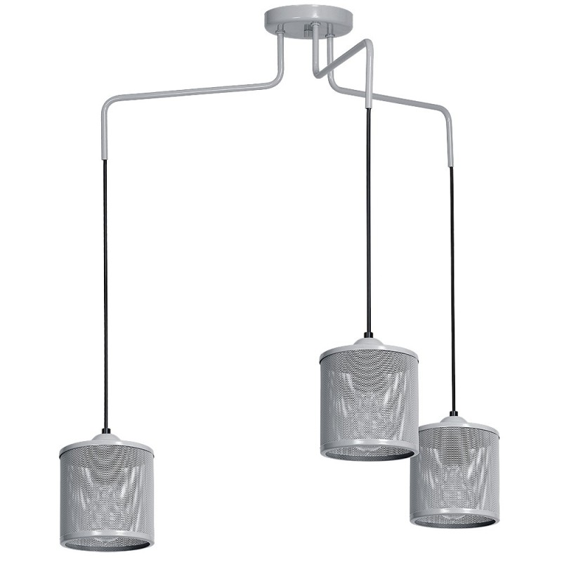 Lampa wisząca LOUISE GREY 3xE27 MLP645