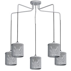 Lampa wisząca LOUISE GREY 5xE27 MLP647