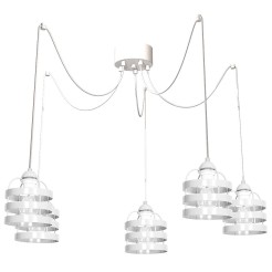 Lampa wisząca LARS WHITE 5xE27 MLP795