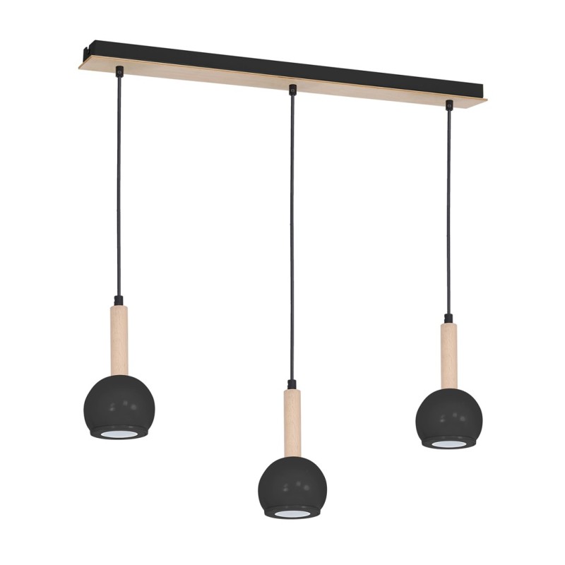 Lampa wisząca BOLLE BLACK 3xGU10 MLP8844