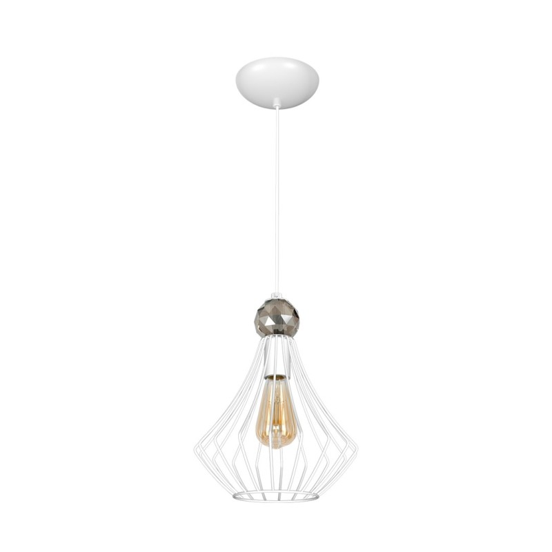 Lampa wisząca JEWEL WHITE 1xE27 MLP4197