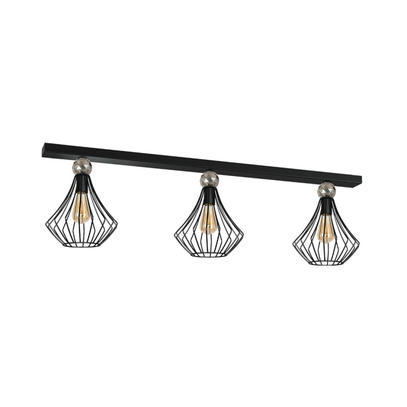 Lampa sufitowa JEWEL BLACK 3x27 MLP4211