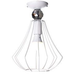 Lampa sufitowa JEWEL WHITE 1xE27 MLP4198