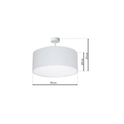 LAMPA SUFITOWA BARI WHITE 3xE27 MLP4676