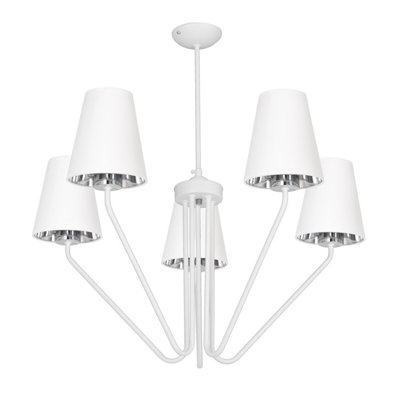 Żyrandol VICTORIA WHITE 5xE27 MLP4918