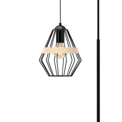 Lampa stojąca CLIFF BLACK 1xE27 MLP5528