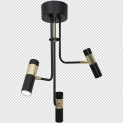 Lampa sufitowa DALLAS GOLD 3xGU10 MLP6549