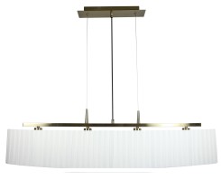 BERG LAMPA WISZĄCA 4X40W E14 PATYNA ABAŻUR BIAŁY 34-45218