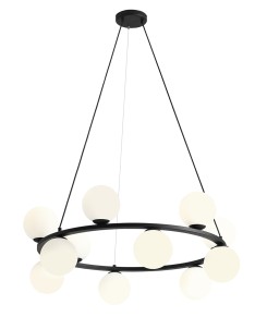 LAMPA WISZĄCA KRONE 12 BLACK 1085R1