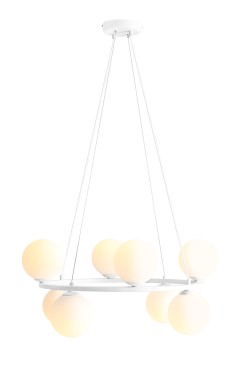 LAMPA WISZĄCA KRONE 8 WHITE 1085P