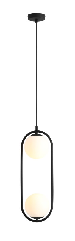 LAMPA WISZĄCA RIVA 2 BLACK 1086H1