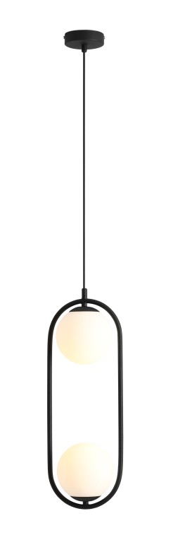 LAMPA WISZĄCA RIVA 2 BLACK 1086H1