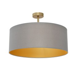 Lampa sufitowa BEN GREY/GOLD 3xE27 MLP6456