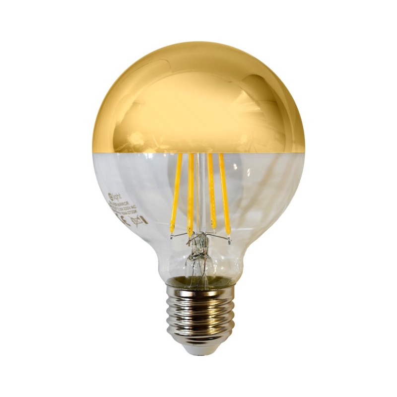 Żarówka Filamentowa LED 5W G80 E27 GOLD Barwa: Ciepła EKZF7810