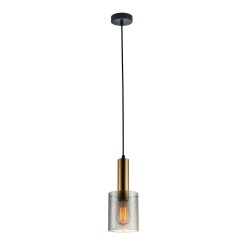 Lampa wisząca Italux PND-5581-1-BRO+RNSG