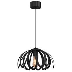 żyrandol  bulb black 1 4098