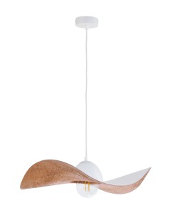 Kapello M biały/miedź ø 55cm lampa wisząca 32344