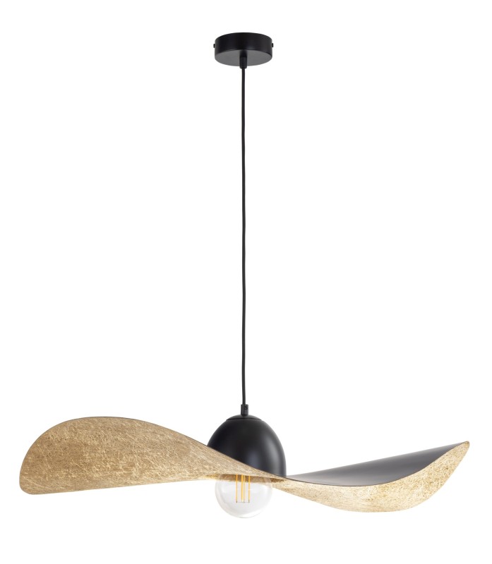 Kapello L czarny/złoty ø 76cm lampa wisząca 32340