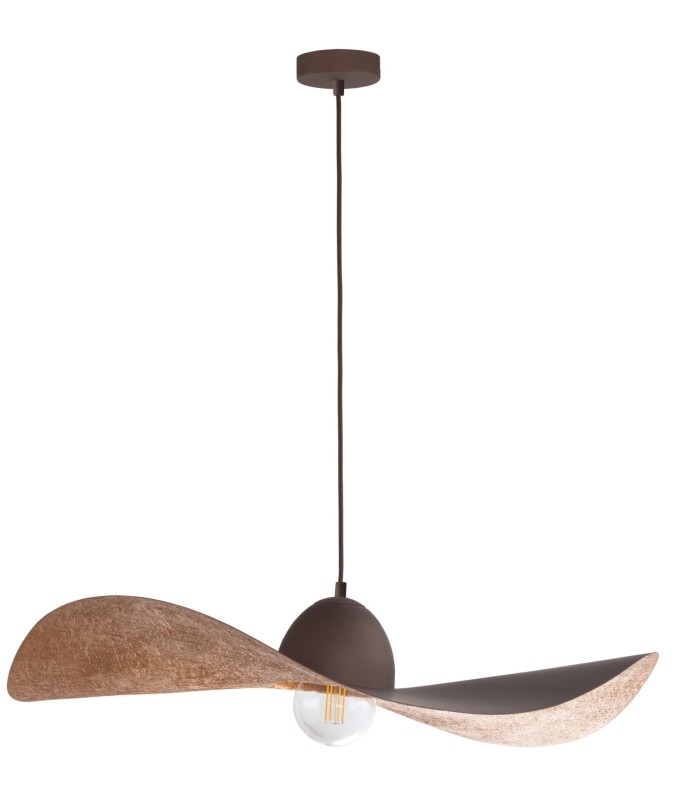 Kapello L brązowy_miedziany ø 76cm lampa wisząca 32351