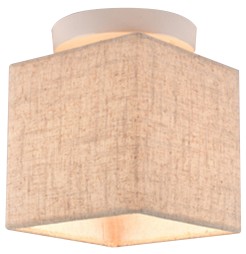 BOHO LAMPA SUFITOWA 1X40W E27 BIAŁY ABAŻ. LEN 31-58430