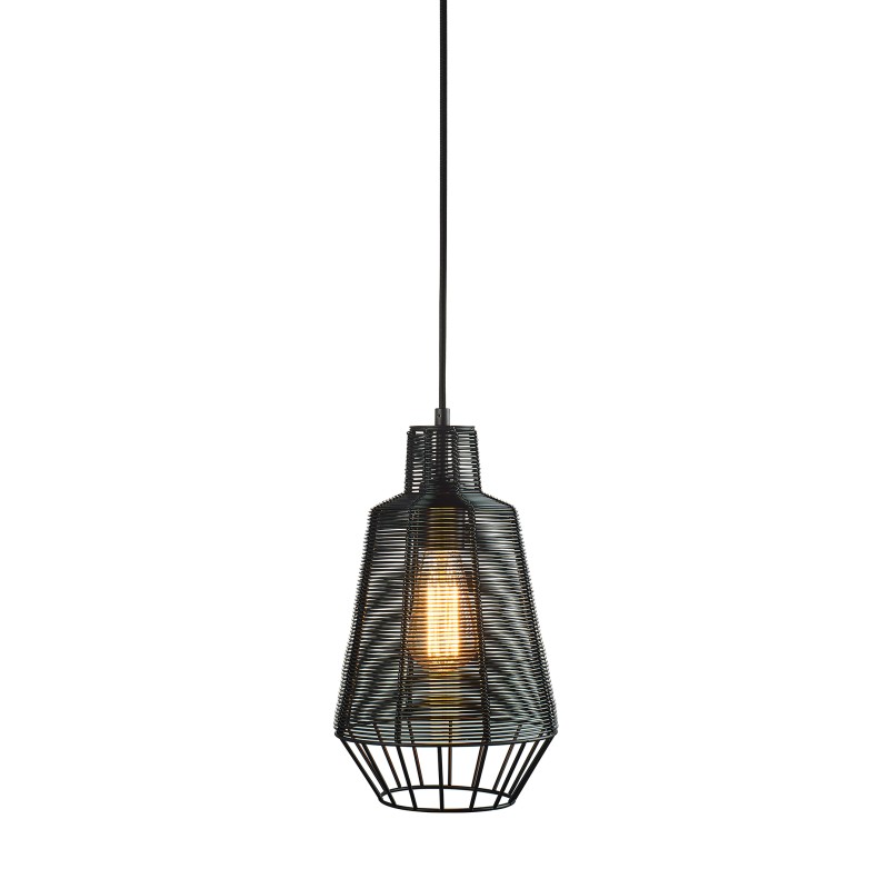 MD1712-1A-BLACK WIRE LAMPA WISZĄCA CZARNA/BLACK