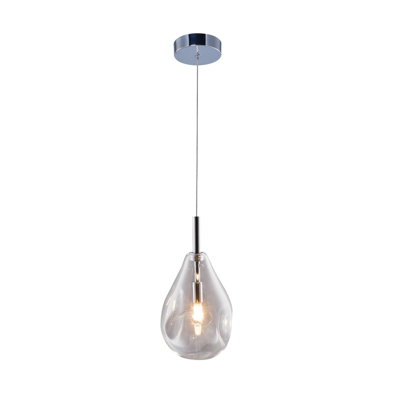 MD1921-1-CLEAR BASTONI LAMPA WISZĄCA CHROME