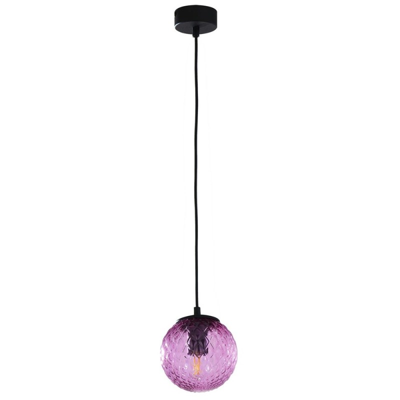 CADIX RÓŻOWY LAMPA WISZĄCA 1 PŁ 140 6338