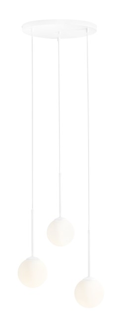 LAMPA WISZĄCA BOSSO 3 RING WHITE 1087E_R