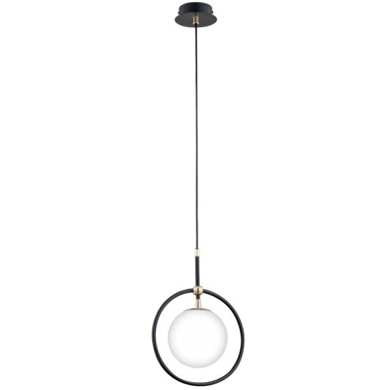 Alfa Akira white lampa wisząca czarno/złota 60928