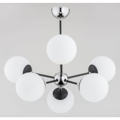 Alfa SANDY silver-white 63100 lampa sufitowa 6x40W/E14