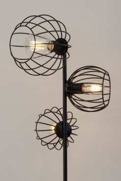 LAMPA PODŁOGOWA MADAM czarny 32375