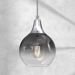 Lampa wisząca MONTE SILVER fi 150 1xE27 MLP8321