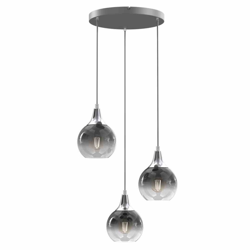 Lampa wisząca MONTE SILVER 3xE27 MLP8323